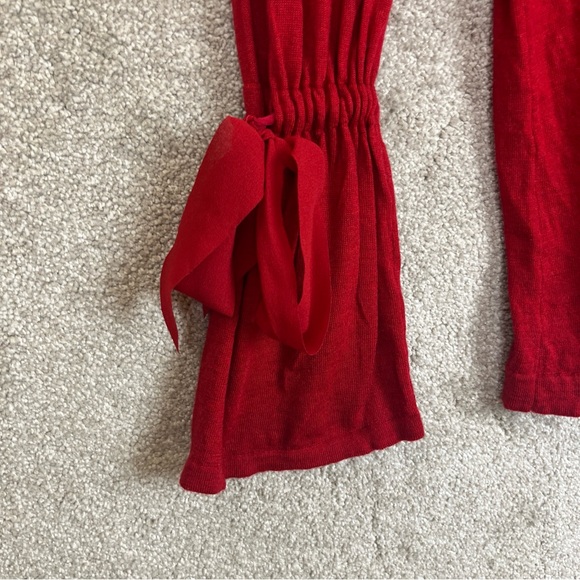 RSVP by Talbots Sweater Womens Medium Petite Red Merino Wool Pullover- 1446* - Picture 8 of 10